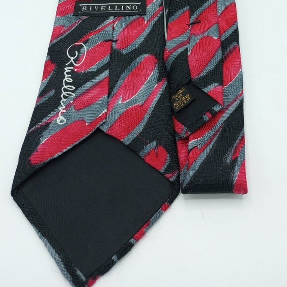 Rivellino Men's Silk Tie - 55"L - Picture 8 of 9